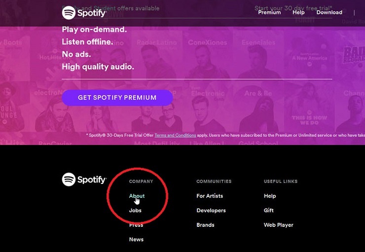 How do i cancel my spotify free account sign up